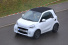 smart Erlkönig Premiere: smartes Spy Shot Debüt: erste Bilder vom smart EQ fortwo 2020