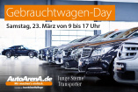 23. März von 9-17 Uhr in Neckarsulm-Obereisesheim: Gebrauchtwagen-Day in der AutoArenA