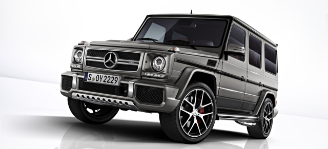 IAA 2017: Sondermodelle der G-Klasse mit AMG DNA: Mercedes-AMG G 63 und Mercedes-AMG G 65: Exclusive Edition