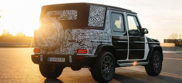 Teaser: Erste Bilder vom neuen G-Klasse Cabriolet: Mercedes hat G-öffnet