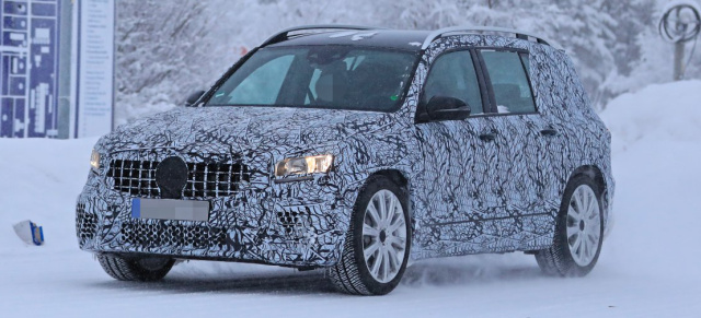 Mercedes-AMG Erlkönig erwischt: Star Spy Shot im Schnee: Aktuelle Bilder vom Mercedes-AMG GLB 45