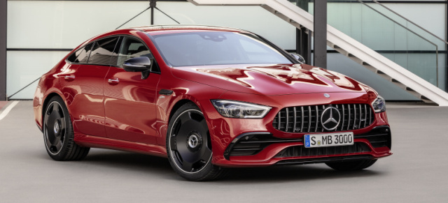 Jetzt bestellbar: Mercedes-AMG GT 4-Türer Coupé Modelljahr 2020: Ein Mercedes-AMG GT 4-Türer Coupé 2020 kann ab 94.676 € Dein sein