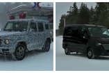 Mercedes-Benz Erlkönige: Spy-Shot-Video-Duo: Mercedes-Benz G-Klasse und Mercedes Sprinter