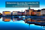 Weltpremiere des neuen Mercedes-Benz EQC: Livestream: Weltpremiere des EQC am 04.09. 2018 um 18:30 Uhr MESZ 