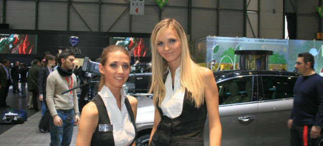 Die hübschesten Hostessen vom Genfer Autosalon: 