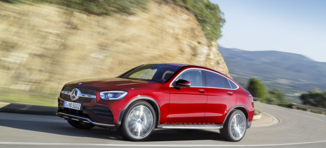 Mercedes-Benz Premiere: Mercedes-Benz GLC Facelift C253: Gepflegte SUV Schönheit: Das neue GLC Coupé MoPf