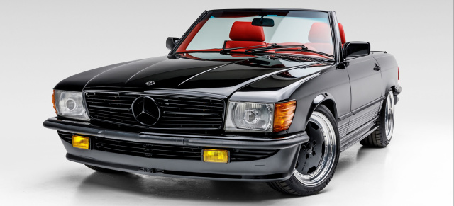 Sterne unterm Hammer: 1989er R107 steht zum Verkauf: Lady in Black: Mercedes-Benz 560 SL von Bespoke Restoration