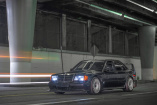 1 von 502 "Cosworth gepowererten" Homologationsmodellen: Nur 5000 km: 1990 Mercedes-Benz 190 E 2.5-16 Evolution II