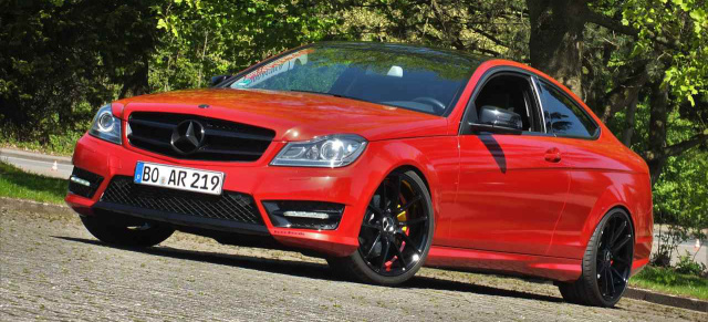 Mercedes-Benz C-Klasse Coupé C204:‭ ‬Mehr Sport an Bord: Rot und rassig:‭ ‬Der Mercedes C250‭ ‬CDI gibt sich dynamisch‭ 