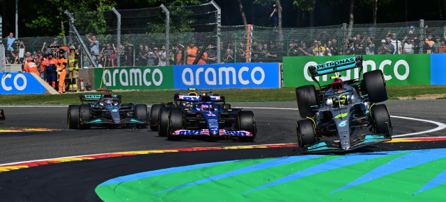 Formel 1 in Spa: Hamilton früh raus, Russell verpasst Podium knapp