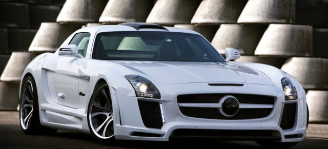 Breitenwirkung: Mercedes SLS AMG Tuning von FAB DESIGN: "Gullstream" nennt der Schweizer Tuner sein neues Tuning-Kit für den Mercedes Flügeltürer