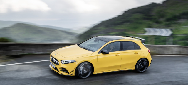 Mercedes-AMG A35: Was kostet der Spaß?: Wie heiß ist der Preis? Der  Spar-AMG könnte deutlich unter 50.000 € kosten