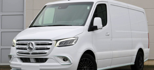 White Sensation von VanSports: Mercedes-Benz Sprinter 907 im "All White Look"