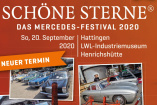 Corona-bedingt ABGESAGT: SCHÖNE STERNE® 2020: 20. September: ABGESAGT!!!!!! Alle Infos zum Mercedes-Festival SCHÖNE STERNE in Hattingen