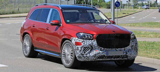 Mercedes-Maybach Erlkönig: Spy Shot: Erste Bilder vom Mercedes-Maybach-Facelift X167