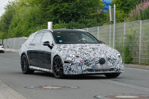 Erste Bilder vom AMG CLA 45 EV Shooting Brake 2026