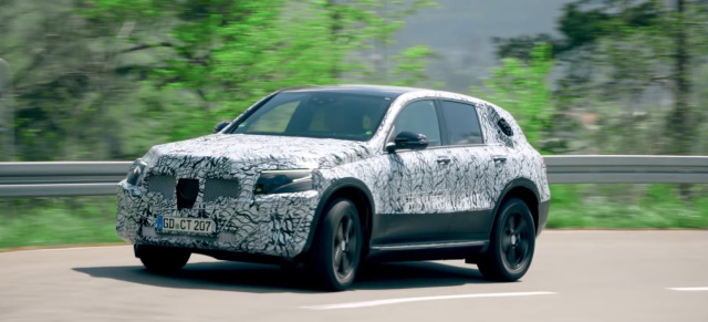 Mercedes-Benz EQC: Stern-Stromer on the way: EQC-Video von der Erprobung im Schwazwald