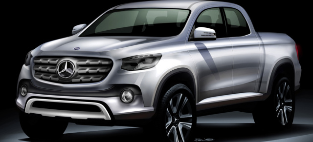 Offiziell: Der Mercedes Pickup kommt: Erstes Bild vom neuen Mercedes Pick Up Modell 