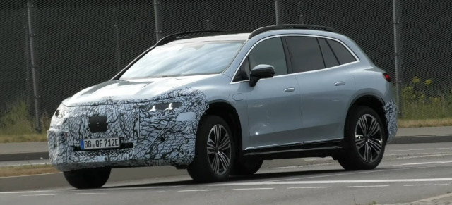 Mercedes Erlkönig Premiere: Erste Bilder vom EQS SUV Facelift 2026