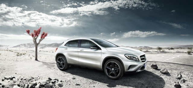 SUV Spezial: Mercedes-Benz GLA Edition 1: Zum Verkaufsstart rollt der GLA als Sondermodell an. Sie kann ab Ende November bestellt werden.