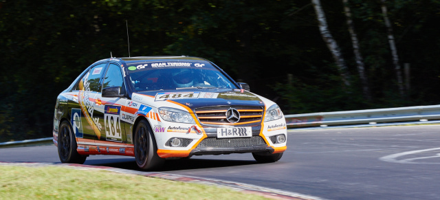 Team AutoArena beim 8. Lauf der VLN Langstreckenmeisterschaft: Wieder Podiumserfolg für den schnellen Mercedes-Benz C 230!