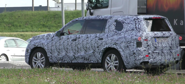 Erlkönig erwischt: Mercedes-Benz GLS: Spy Shot-Video: Mercedes-Benz GLS 2019