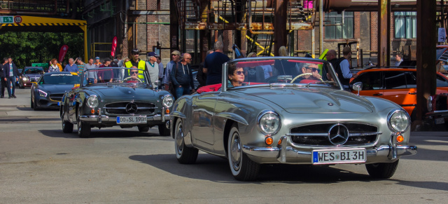 SCHÖNE STERNE® 2022 - 27./28. August, Hattingen: Mercedes-Benz SL-Sondershow - präsentiert von Mercedes-Benz Classic Partner Schulte Oversohl: 70 Jahre Mercedes-Benz SL-Sondershow beim großen Mercedes-Festival SCHÖNE STERNE®