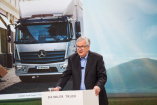 Q3-Zahlen: Daimler Truck steigert Umsatz und Ergebnis: Daimler Truck-Chef Daum: Lkw der Zukunft wird 2040 den Stern tragen