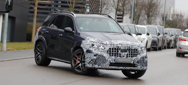 Mercedes-AMG Erlkönig erwischt: Spy-Shot-Trio:  Mercedes-AMG GLS 63, GLE 63 und GLE 53 Coupé