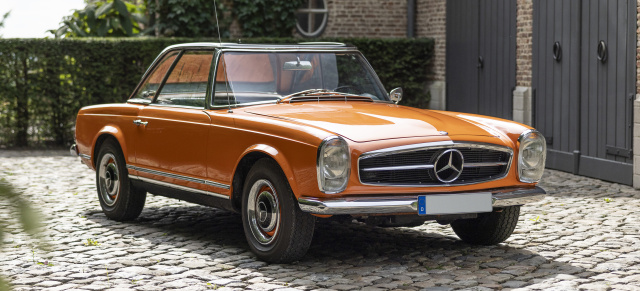 Sterne unterm Hammer: Entwicklungsfahrzeug der Daimler-Benz AG: Mercedes-Benz 230 SL Pagode von Ingenieur Fritz Nallinger