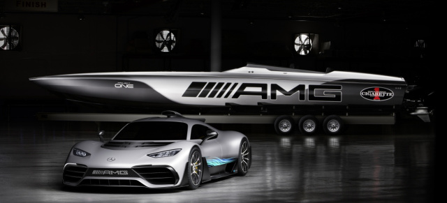 Mercedes-AMG macht die Welle: Powerboat inspiriert von AMG: Cigarette Racing 515 Project ONE