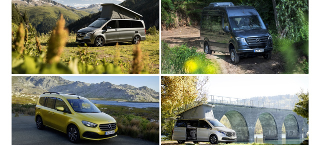 Mercedes und Vanlife: Mercedes-Benz Vans auf dem Caravan Salon Düsseldorf (27.08. - 04.09.)