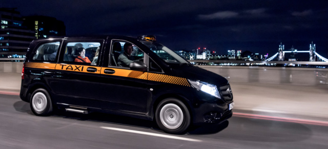 Mercedes-Benz Vito: Umparken im Kopf: Das meistverlaufte Londononer Taxi ist der Mercedes Vito