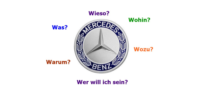 Man wird doch noch fragen dürfen: Was will Mercedes-Benz und wofür steht der Stern?: Sinnfrage: Externe Agentur soll Daimler-Mitarbeitern Zweck des Unternehmens erklären