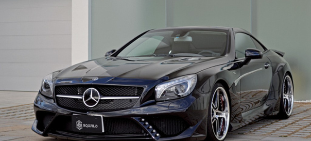 Hai-Line: Mercedes SL von Tuner Vitt Performance: Mit dem Zubehör des japanischen Tuners schaut der R231 bissiger aus