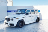 Wider die Natur: G-Klasse Monstrum auf SEMA 2019: G-Klasse erreicht Tiefpunkt: Extrem versenkter Mercedes AMG G63