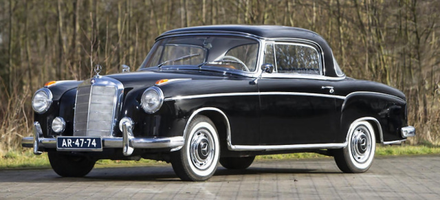 Toll auf Touren: 1958er Mercedes 220S Coupé ist gut bei Kräften