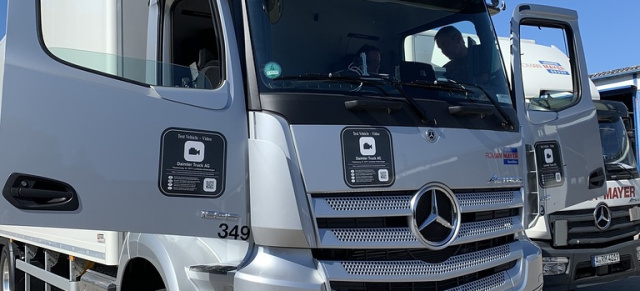 Neue Sicherheitsassistenzsysteme sollen schon 2024 auf den Markt kommen: Spezieller Mercedes-Benz Actros testet zukünftige Assistenzsysteme