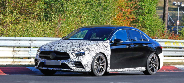 Mercedes-AMG Erlkönig erwischt: Star Spy Shot: Mercedes-AMG A35 Limousine V177