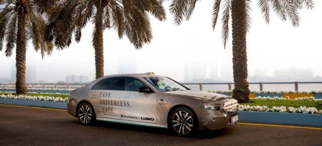Die Mercedes S-Klasse wird zum Robotaxi: Die S-Klasse fährt vollautomatisiert