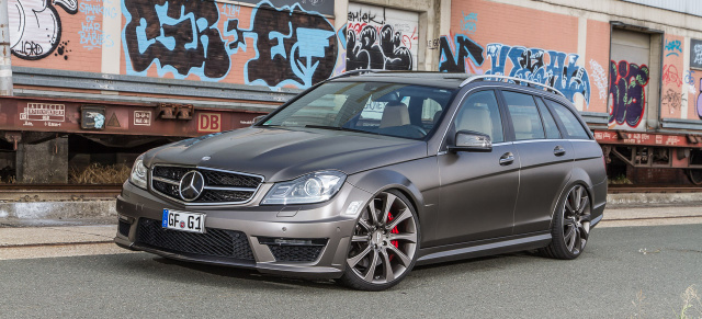 Mercedes-Benz C63 AMG T-Modell (S 204):: Das i-Tüpfelchen auf dem tiefen C