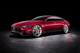 Debüt: Mercedes-AMG GT Concept Showcar: Der Porsche Panamera-Starfighter ist startklar: Premiere für 4-türigen Mercedes-AMG GT 