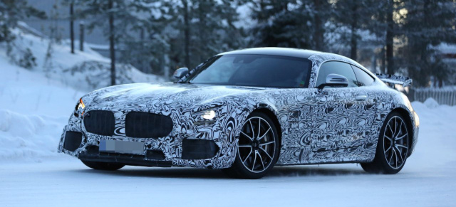 Mercedes-Benz Erlkönig: Spy Shot: Aktuelle Bilder vom Mercedes AMG GT-R