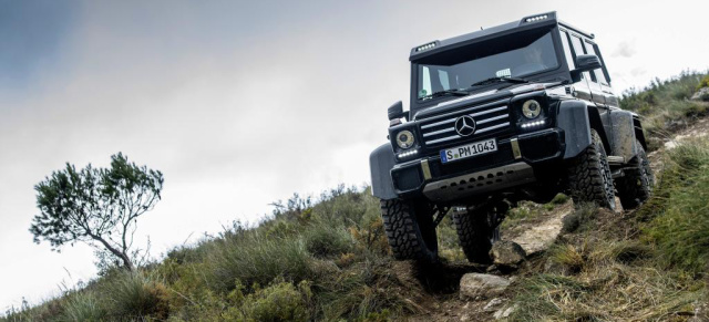 Ab 226.100 €:  Mercedes-Benz G 500 4x4 hoch 2 geht in Serie : Das 422 PS starke G-Tier kann ab sofort bestellt werden.