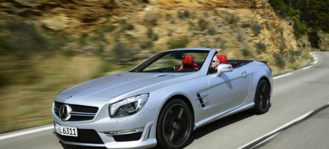 Thors Wagen: Der neue Mercedes-Benz SL 63 AMG : Urgewalt in elegantem Gewand  so fährt sich die Affalterbacher Version des neuen SL-Roadsters  2012