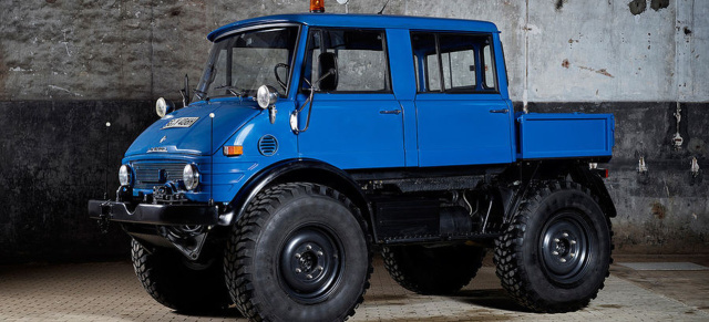 Rar und rastlos : 1975er Unimog 406 mit seltener Doppelkabine 