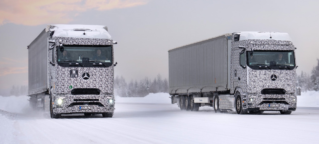 Eiskalte Tests in Finnland: Letzte Wintererprobung des eActros 600 vor Serienstart