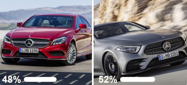 Wir fragen - Ihr entscheidet! : Ist der neue CLS schicker als der "alte" CLS?