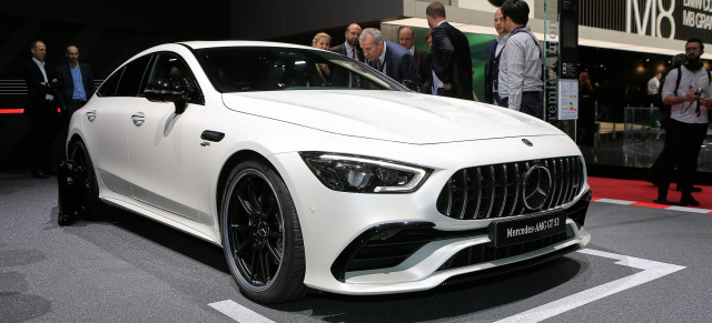 Mercedes auf dem 88. Genfer Auto Salon: Livebilder vom Mercedes-AMG GT 4-Türer Coupé