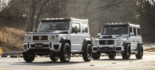 Mercedes-Benz G-Klasse Tuning : Lieber Gernegroß oder gerne klein: G-Klasse- & G-Mini-Kit von Liberty Walk